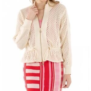 NEW EMILY MCCARTHY bailey bomber jacket in white
